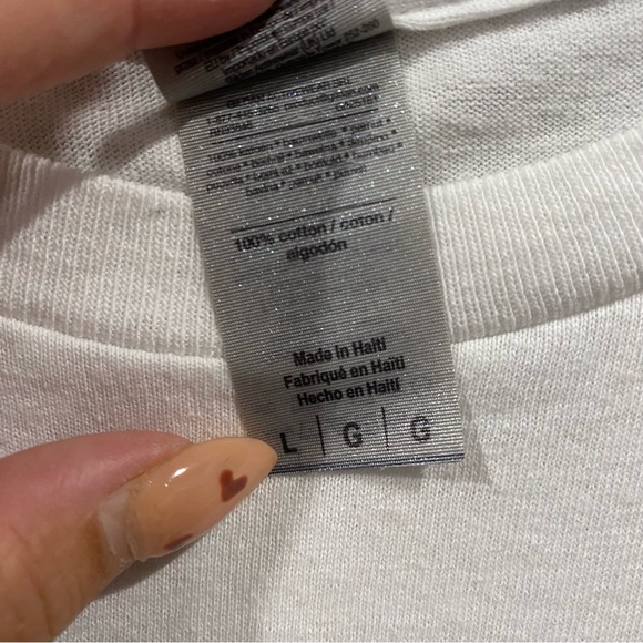 Comic Book Print Cartoon Graphic T-Shirt Real Hustle No Days Off T-Shirt White L - Picture 4 of 6